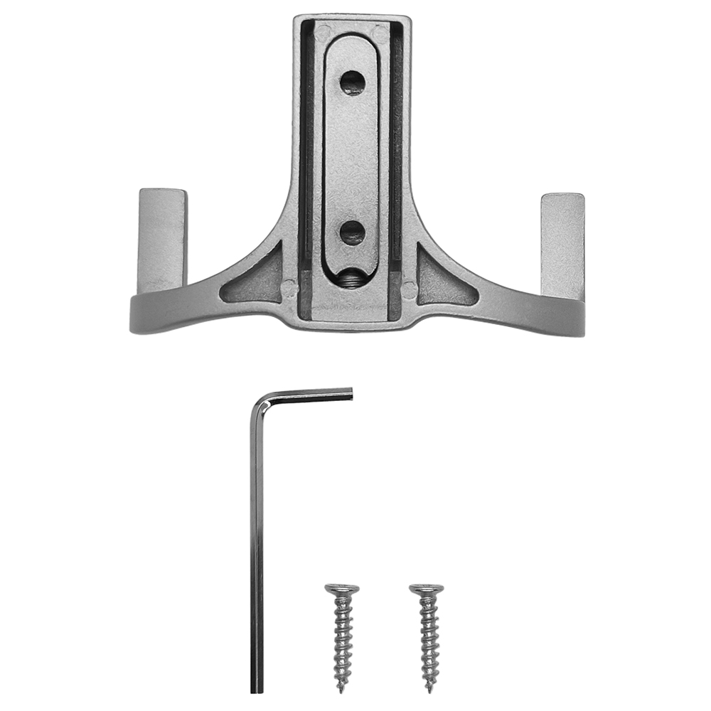 Крючок мебельный Trodos " ZY-146B" 2-рожковый, сплав ЦАМ, хром матовый