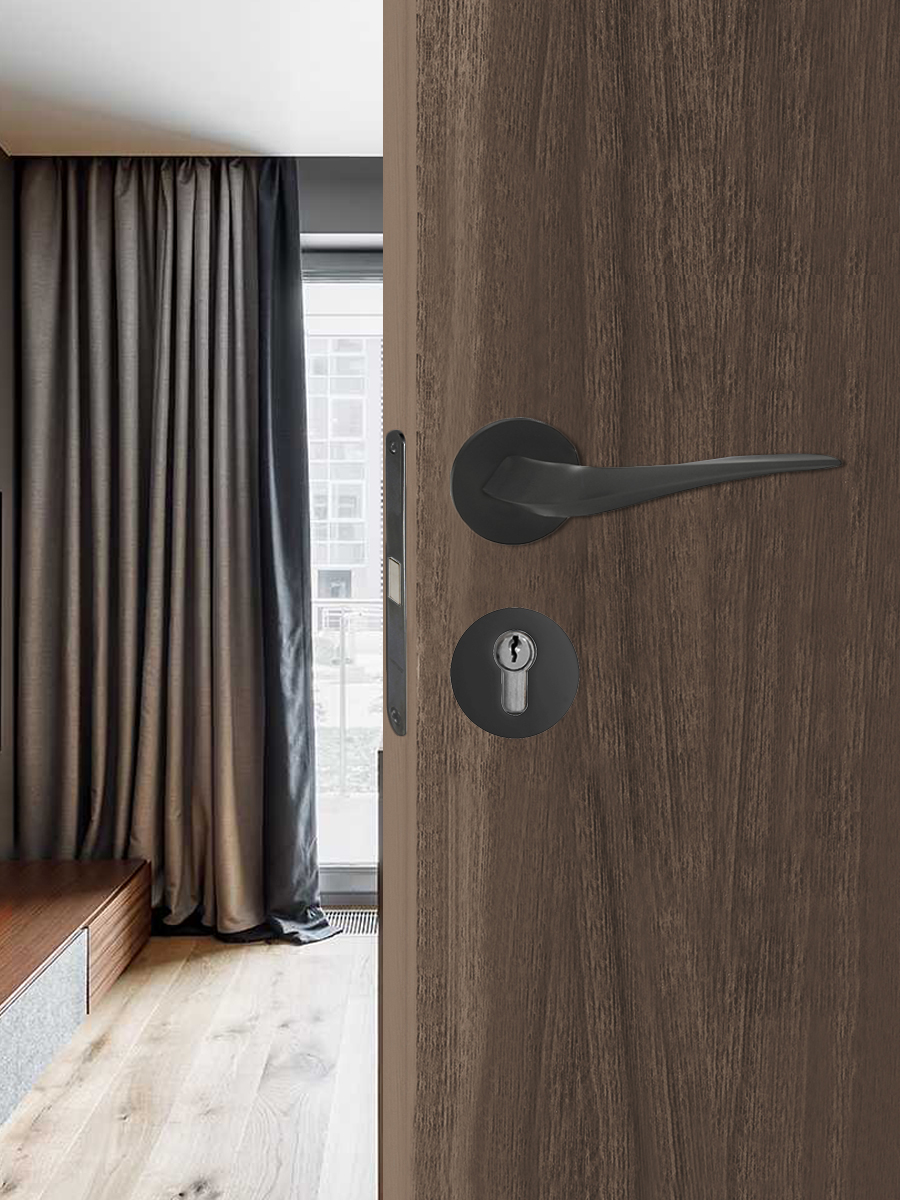 Накладка на цилиндр Trodos "ET" серия 06 slim, графит