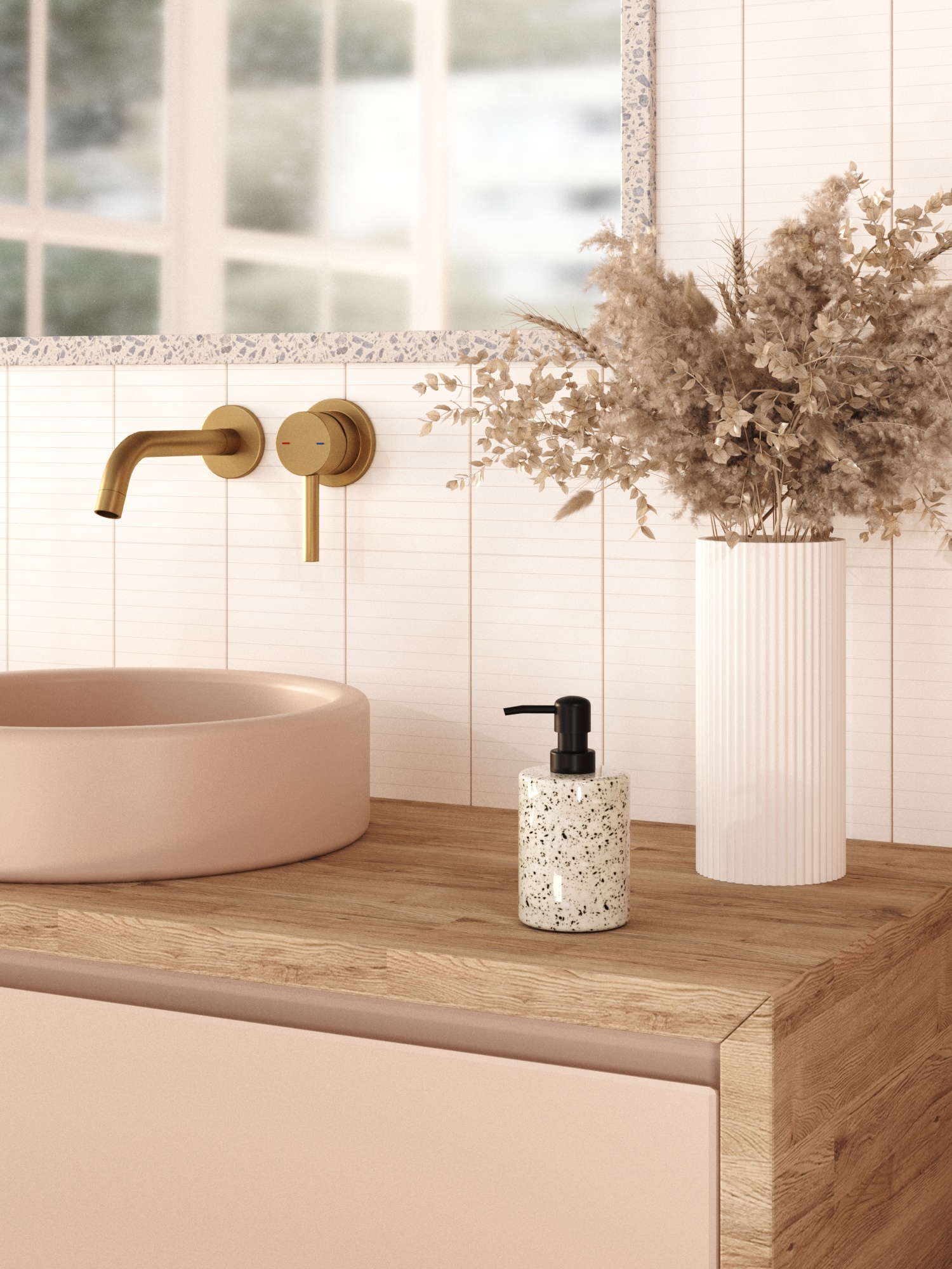 Дозатор для жидкого мыла Zenfort "Некст", керамика