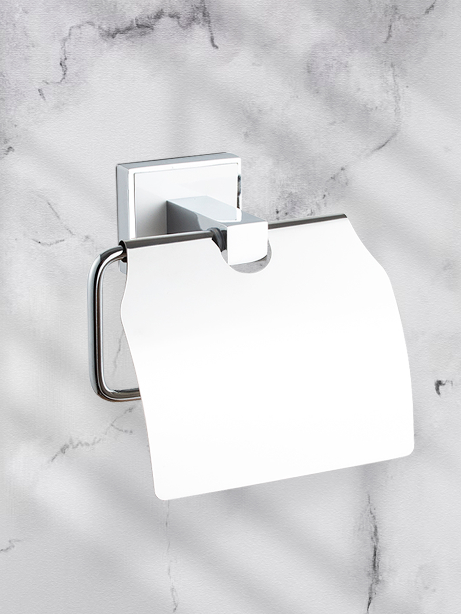  Держатель для туалетной бумаги Zenfort коллекция "Генезис" закрытый, белый