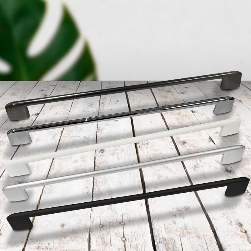 Ручка-скоба мебельная Trodos "8653" 320мм сплав ЦАМ 186гр, хром