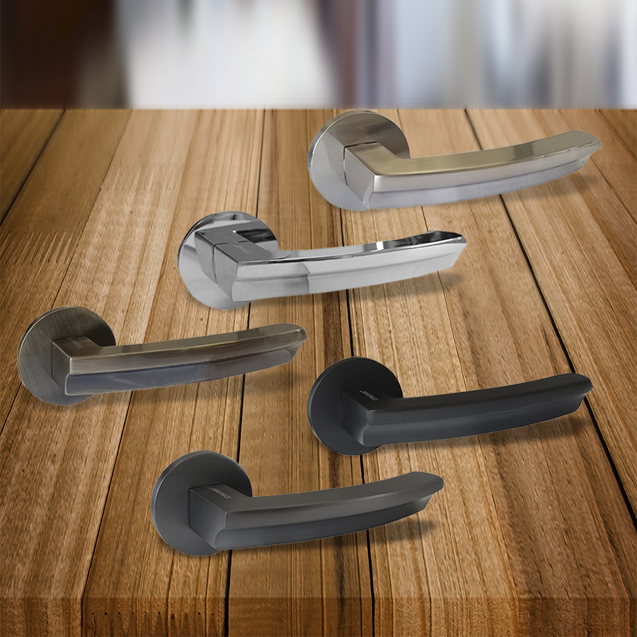 Ручка раздельная Trodos "55" серия 06 slim, черный