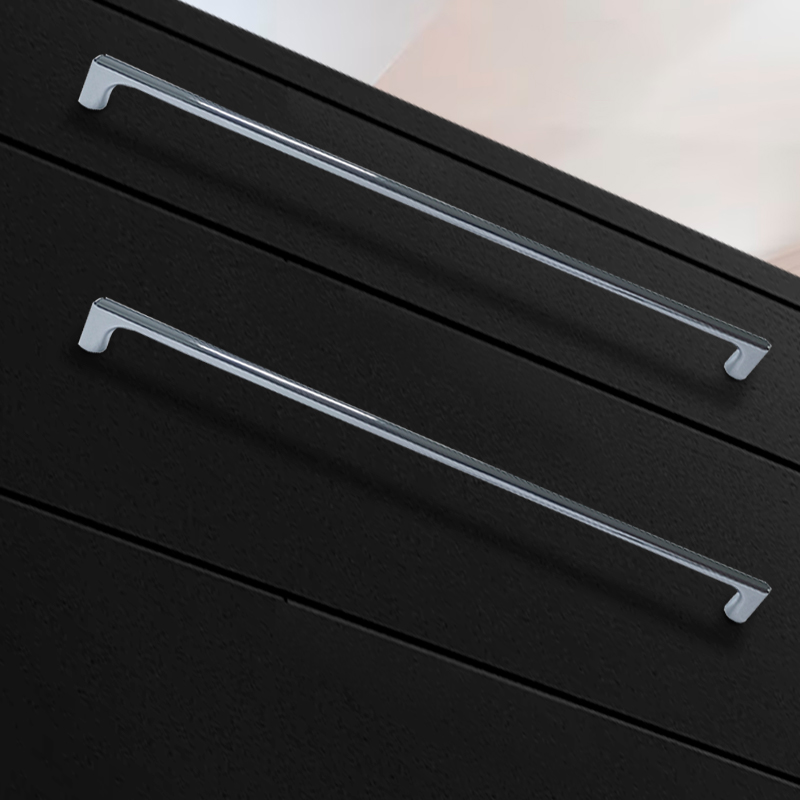 Ручка-скоба мебельная Trodos "8018" 320мм сплав ЦАМ 166гр, хром