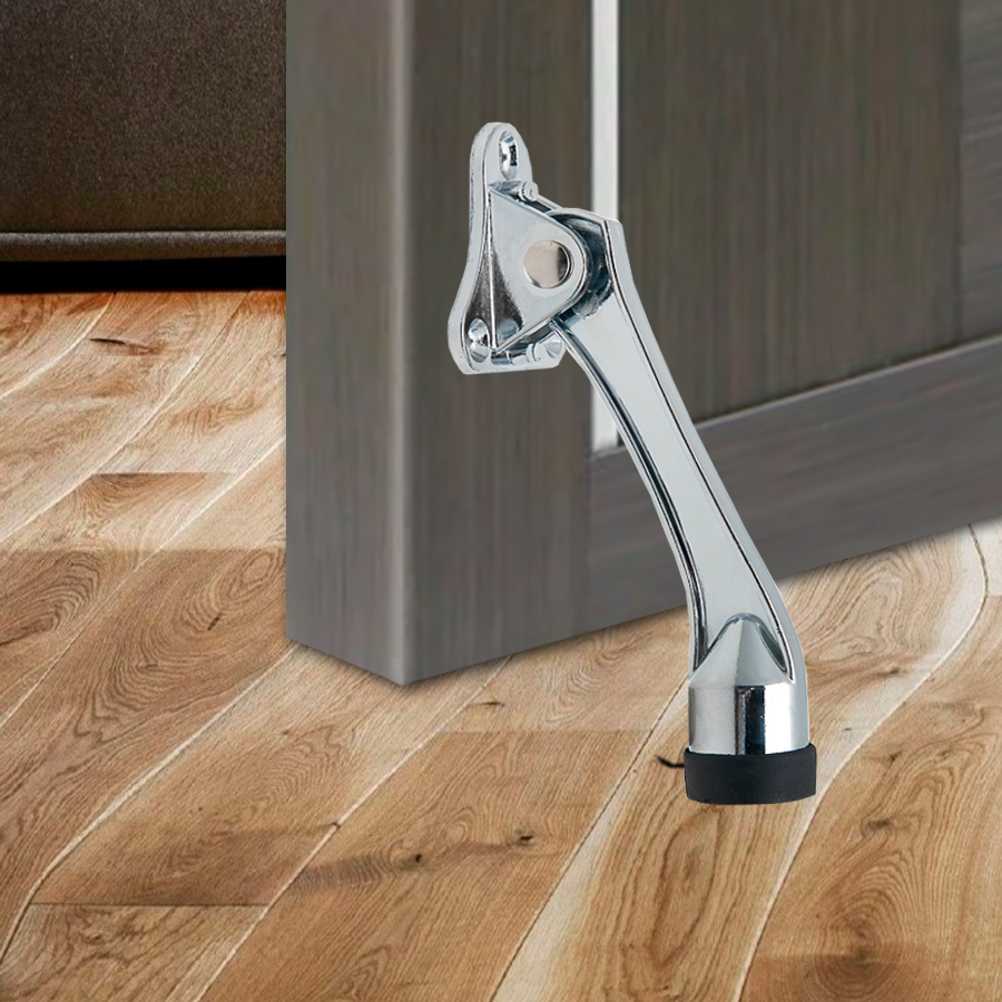 Упор дверной Trodos Козья ножка Н130 хром