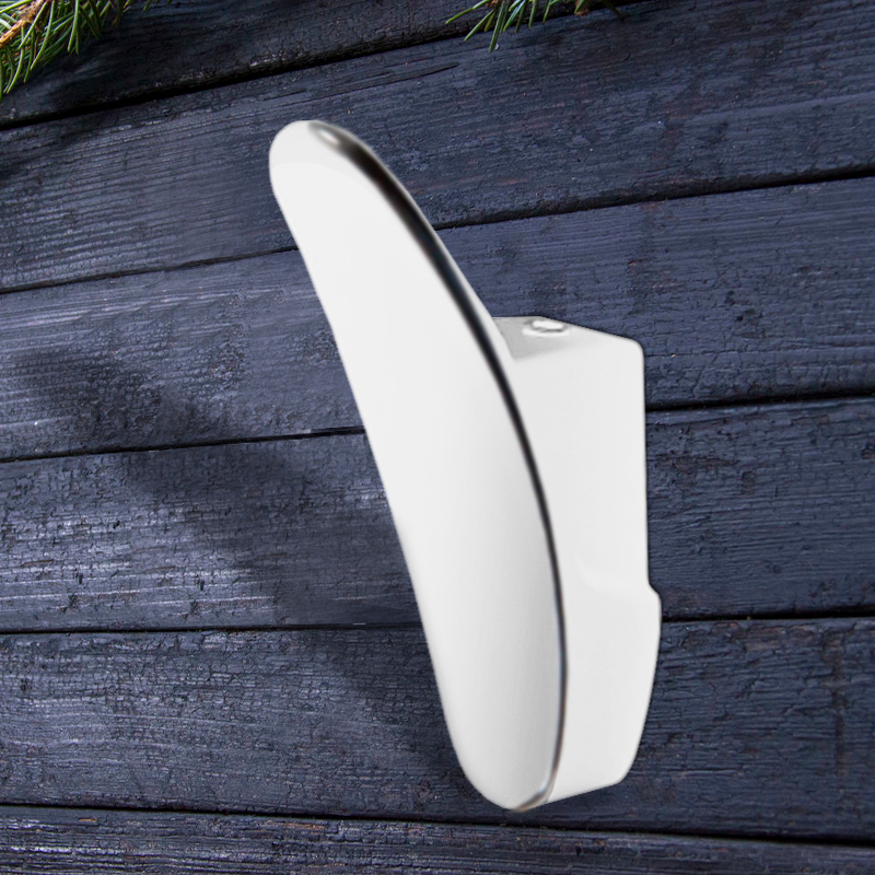 Крючок мебельный Trodos "1640" 1-рожковый, сплав ЦАМ, хром, хедер