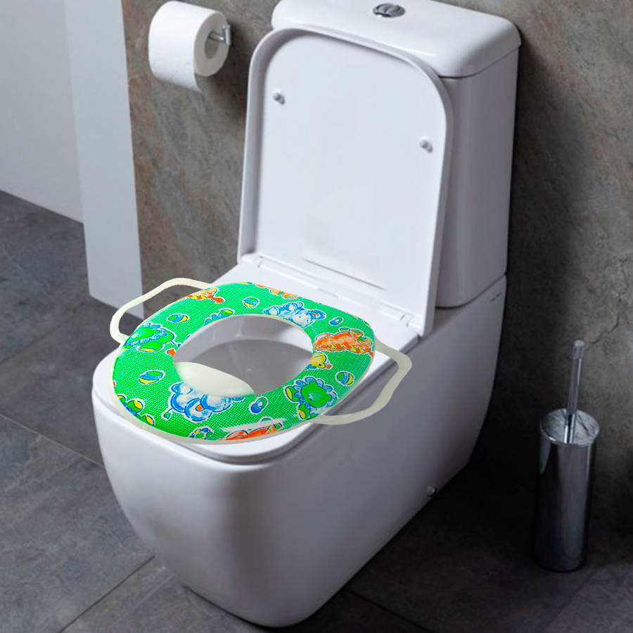 Сиденье для унитаза Delphinium "DK-3000", детское, белый