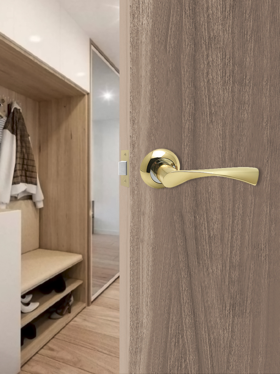 Ручка раздельная Trodos 11-08 GP золото