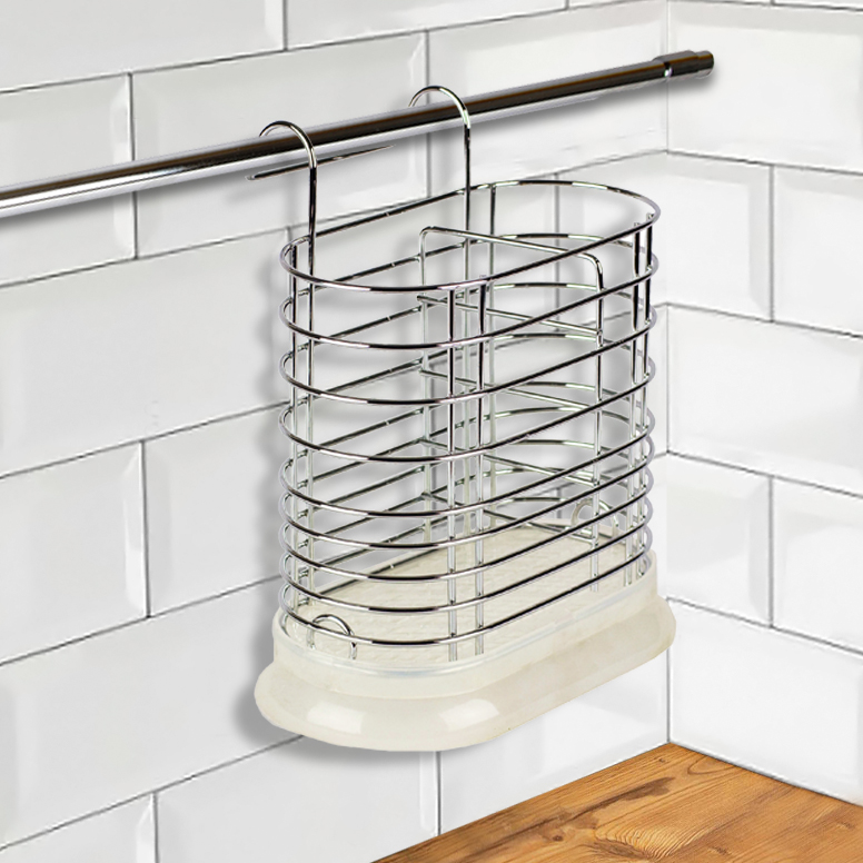 Сушилка для ложек на рейлинг Trodos "АЕ-299", хром