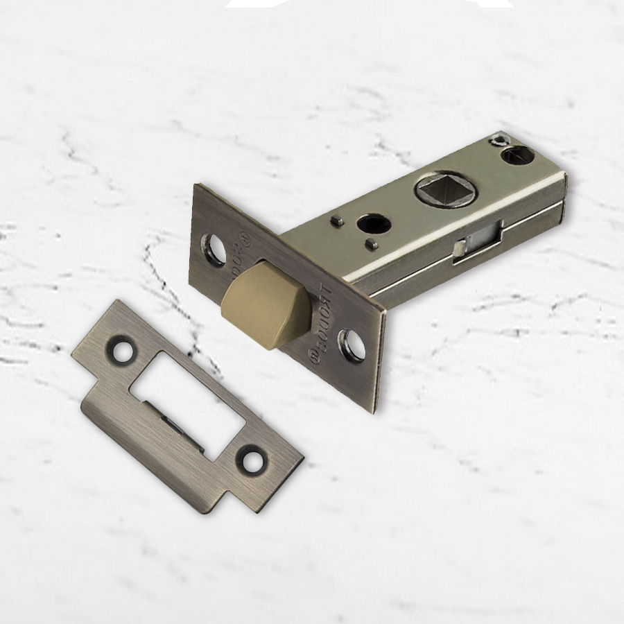 Защелка врезная Trodos 6-45/P AB пластик, бронза