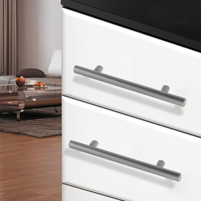 Ручка-рейлинг мебельная Trodos "8926" D12х128-188мм сталь, хром матовый