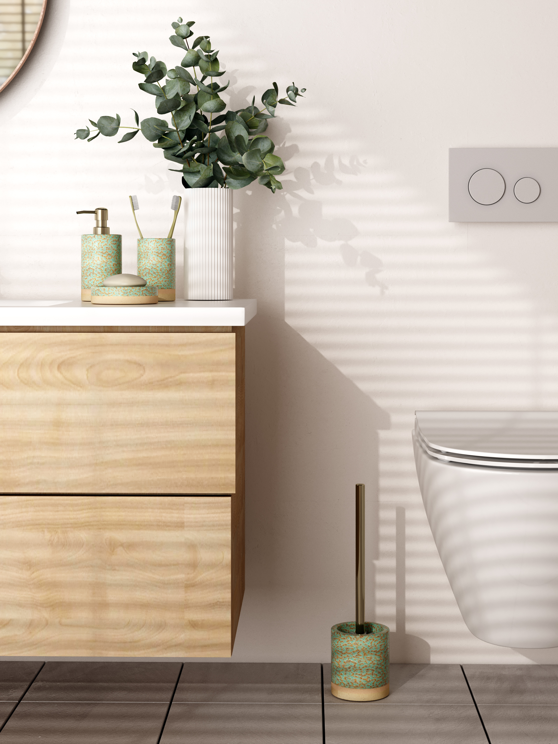 Ёрш сантехнический Zenfort "Камея", керамика