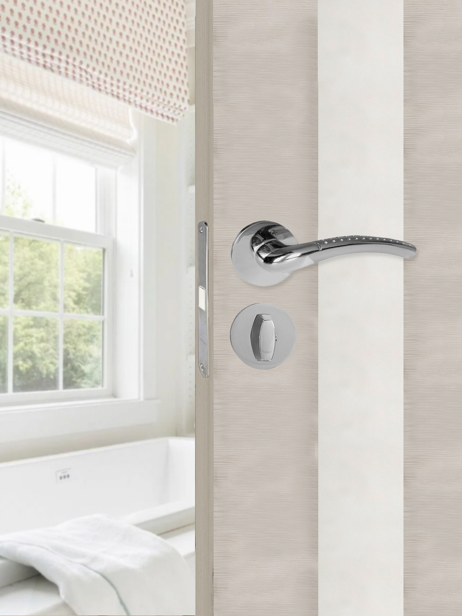 Ручка поворотная Trodos "BK" серия 06 slim, хром