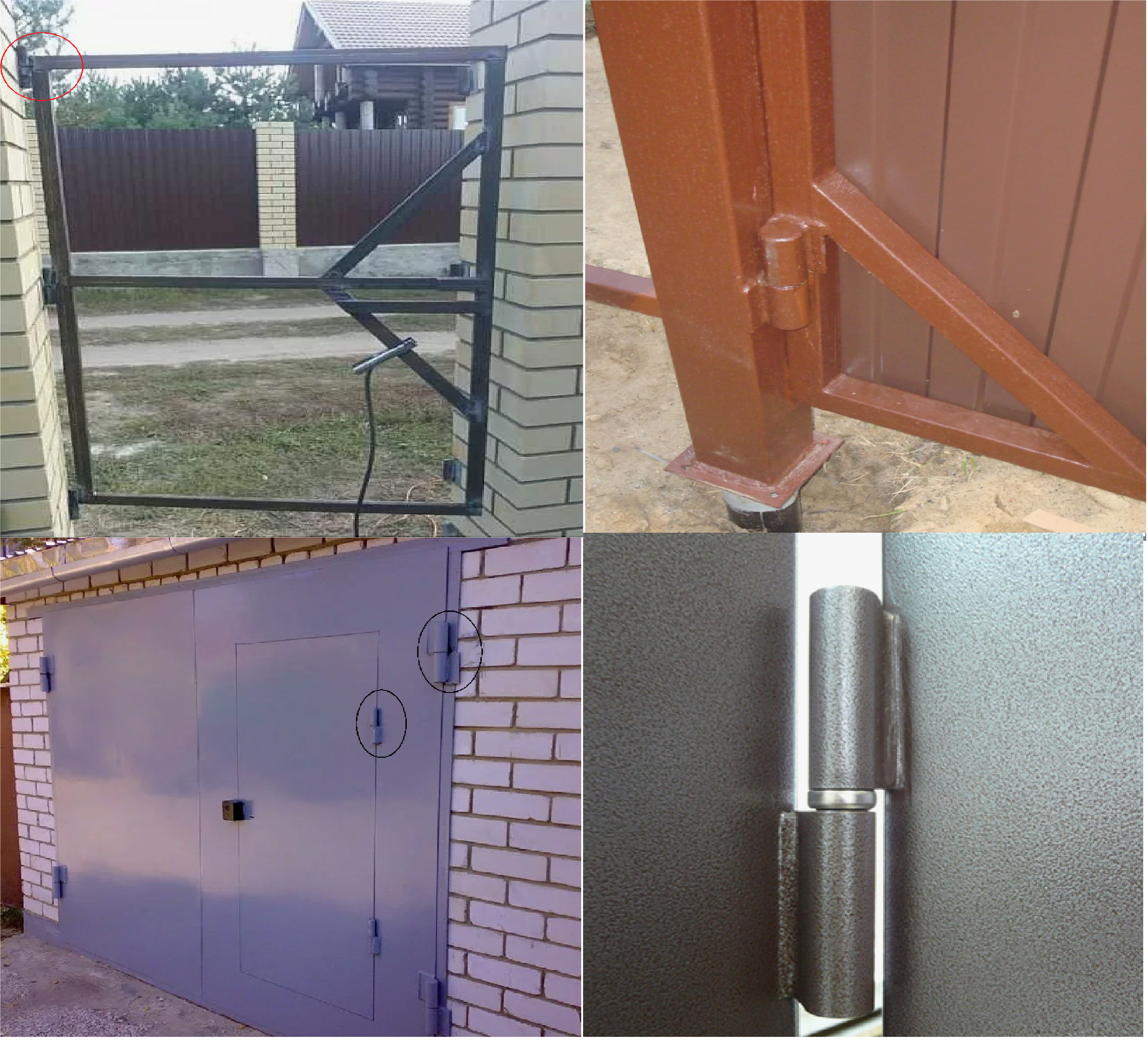 петля гаражная с шаром 50*180 б/п