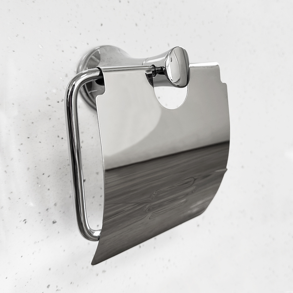  Держатель для туалетной бумаги Zenfort коллекция "Модерн" закрытый, хром