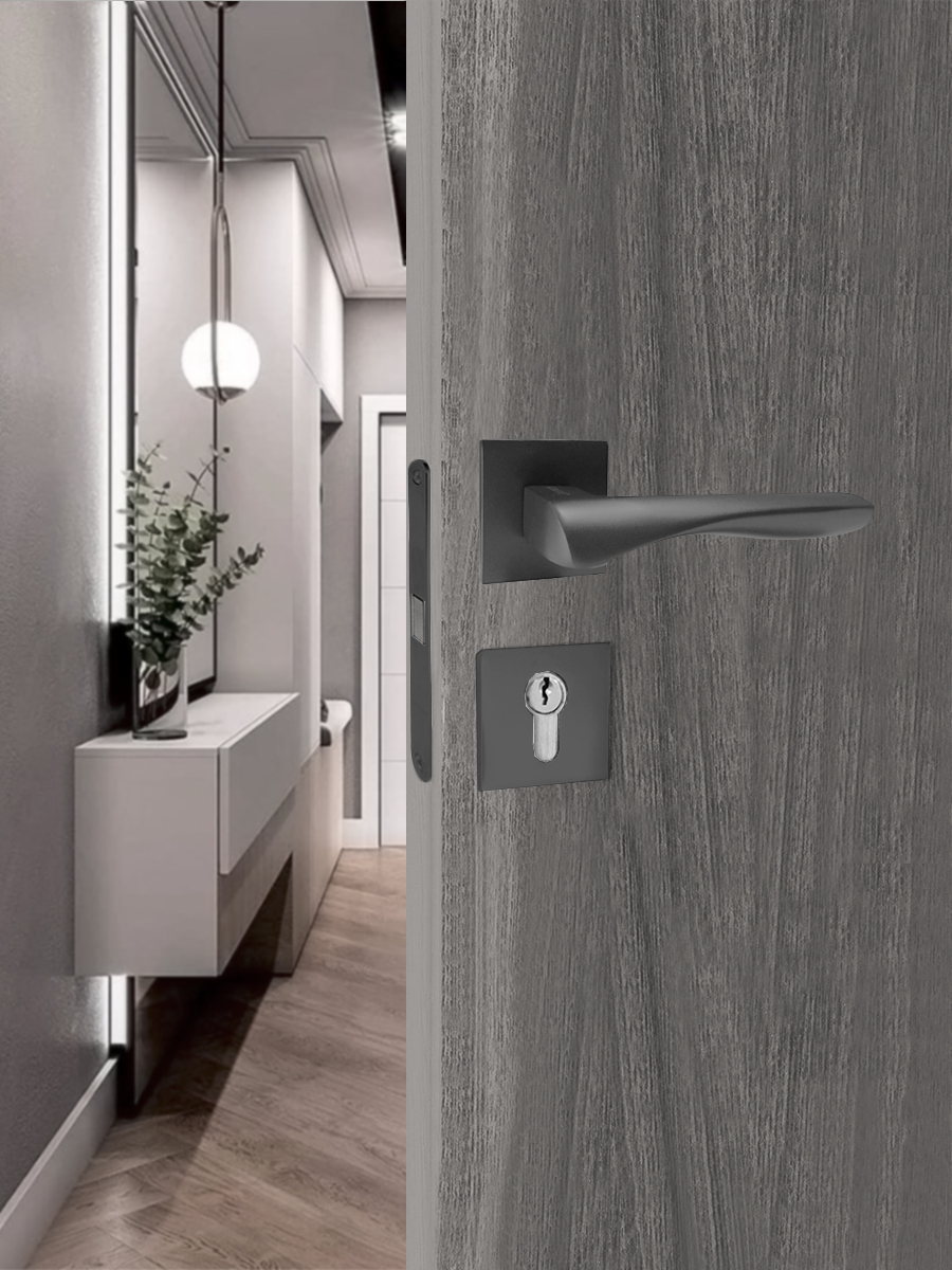 Ручка раздельная Trodos "870" серия 03 slim, графит