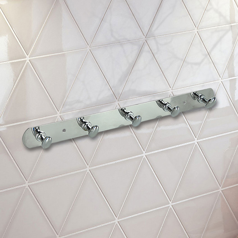 Крючок на планке Delphinium пятерной ''7715'', хром