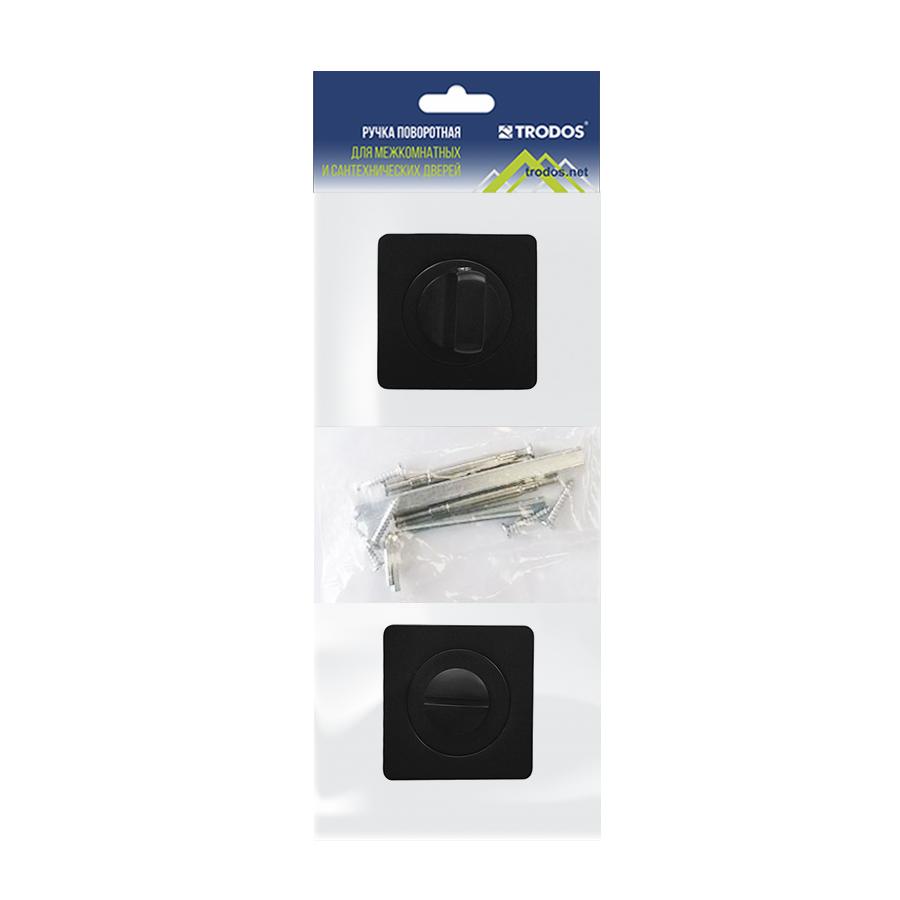 Ручка поворотная Trodos BK-02 BL черный 