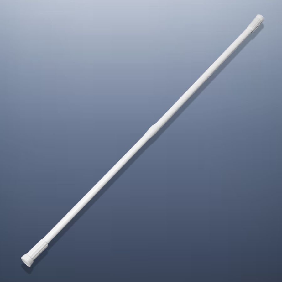 Карниз для ванной телескопический Delphinium 140-260см, белый, т/у