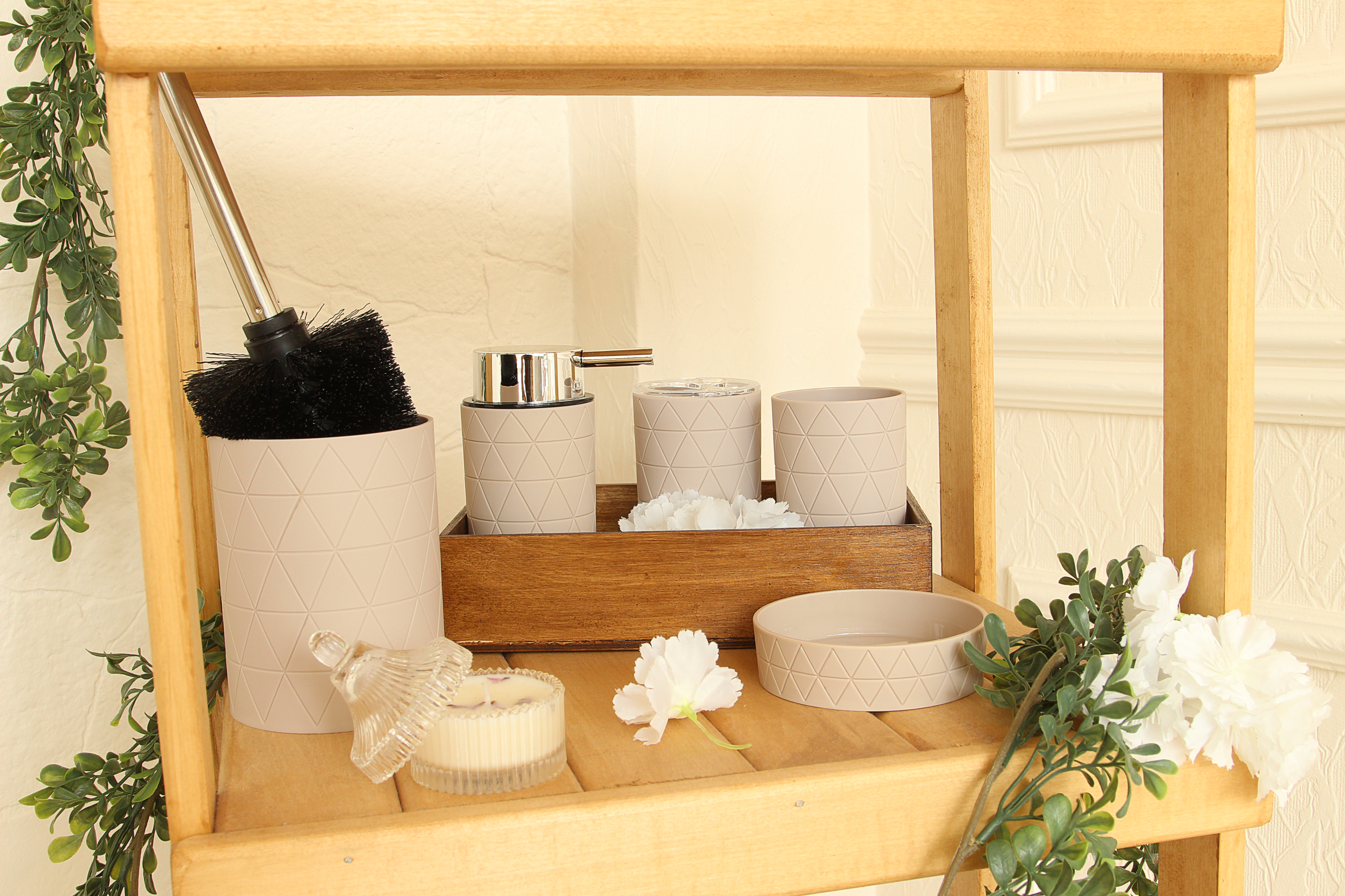 Мыльница Delphinium коллекция "Ромб", пластик