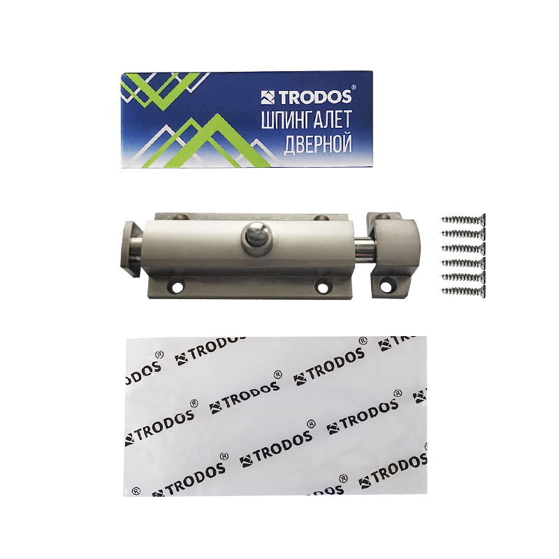 Шпингалет Trodos ZY-118/L80 SN автомат, никель