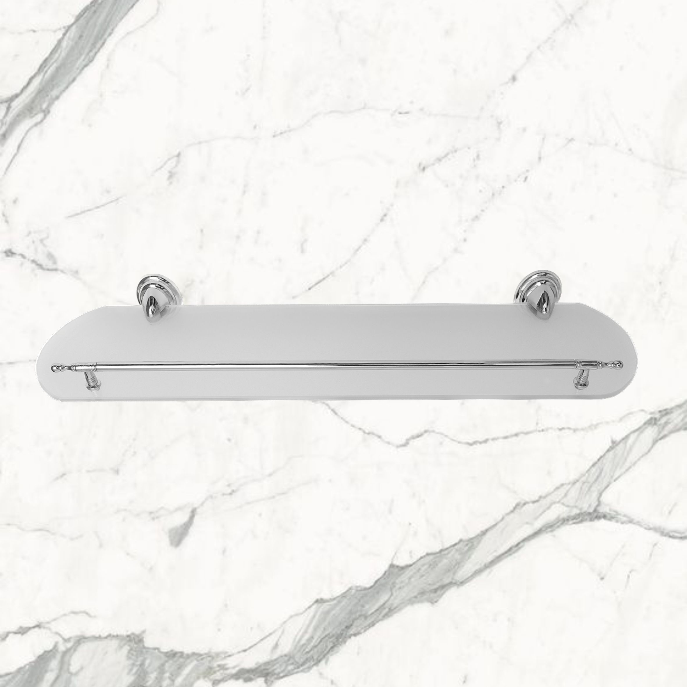 Полка настенная Delphinium 1-ярусная "3151", хром