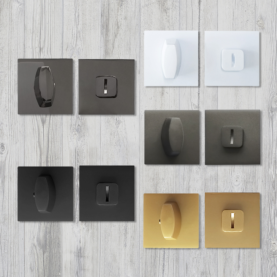 Ручка поворотная Trodos ВК-03 slim BL черный