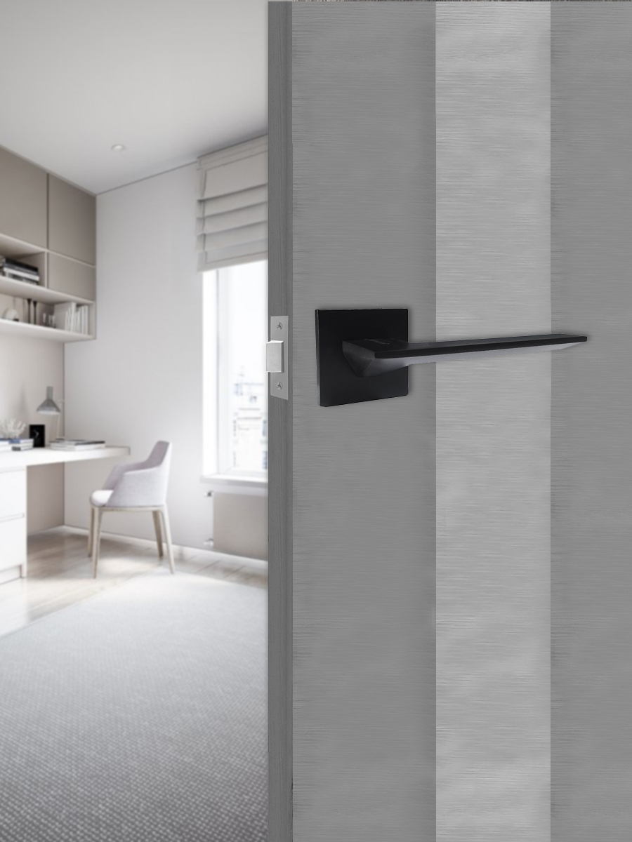 Ручка раздельная Trodos 603-03 slim BL черный