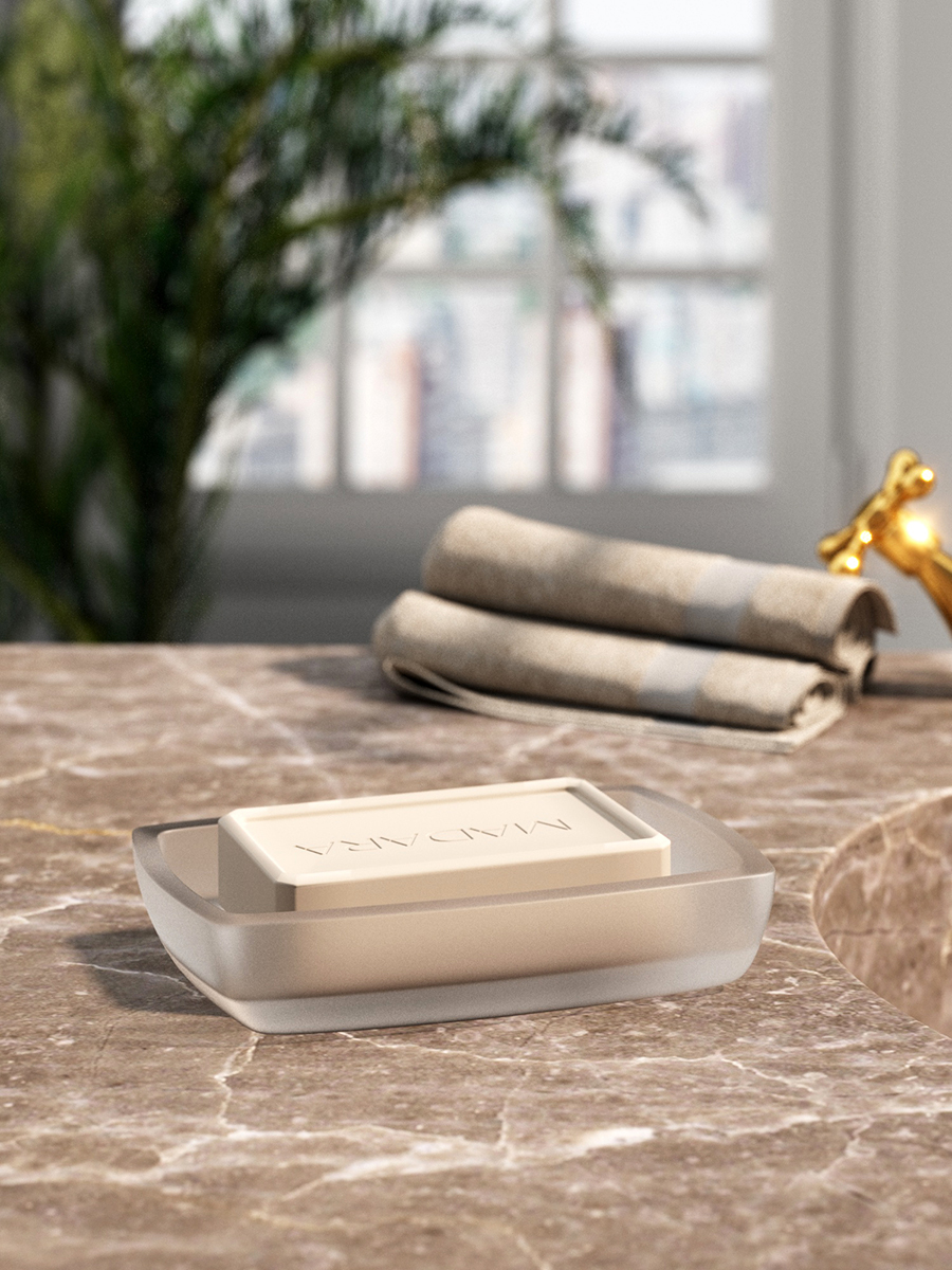 Мыльница Zenfort "Оптима", стекло