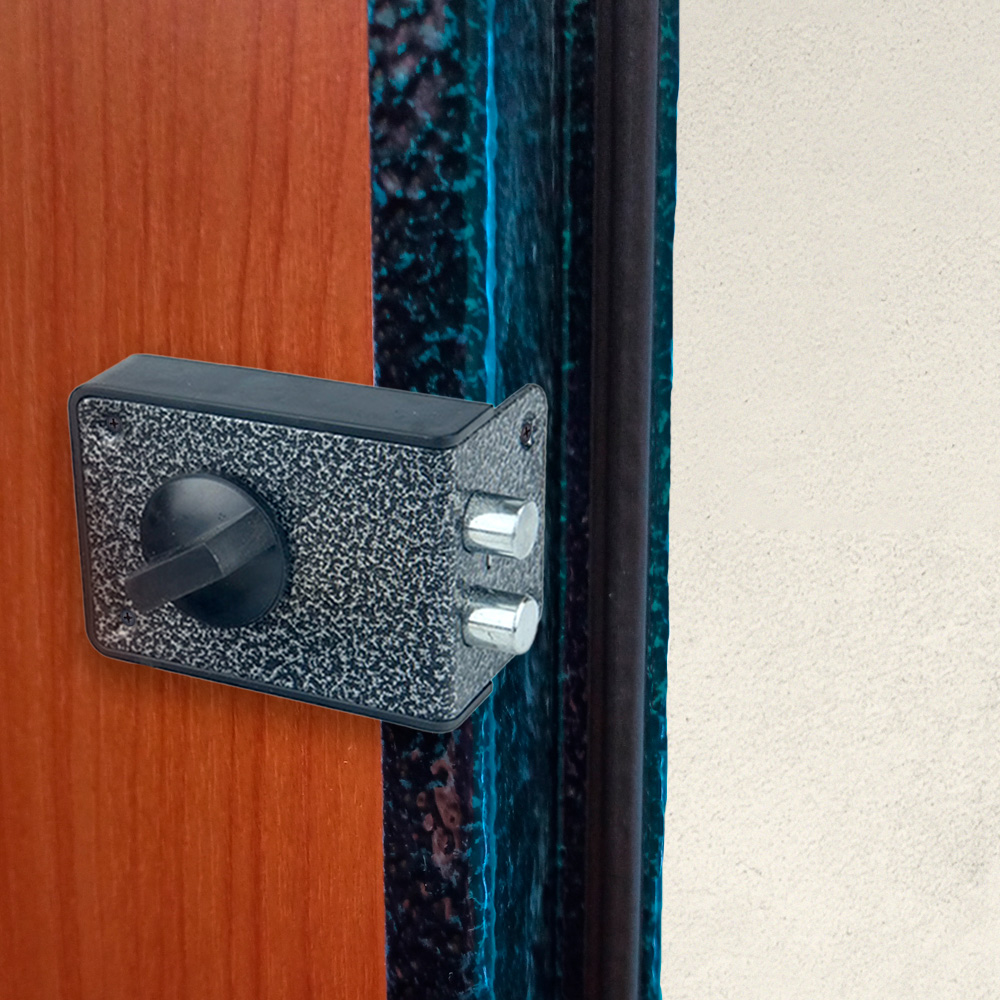 Замок накладной Trodos ЗН1-3-1 серый