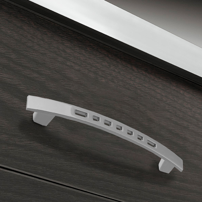 Ручка-скоба мебельная Trodos "ZY-5" 96мм сплав ЦАМ 29гр, хром матовый