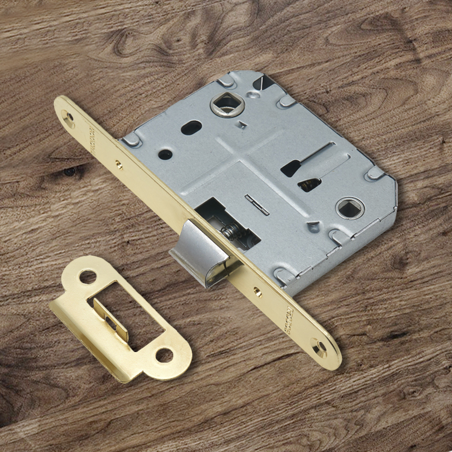 Защелка врезная Trodos 2070-70WС oval GP золото