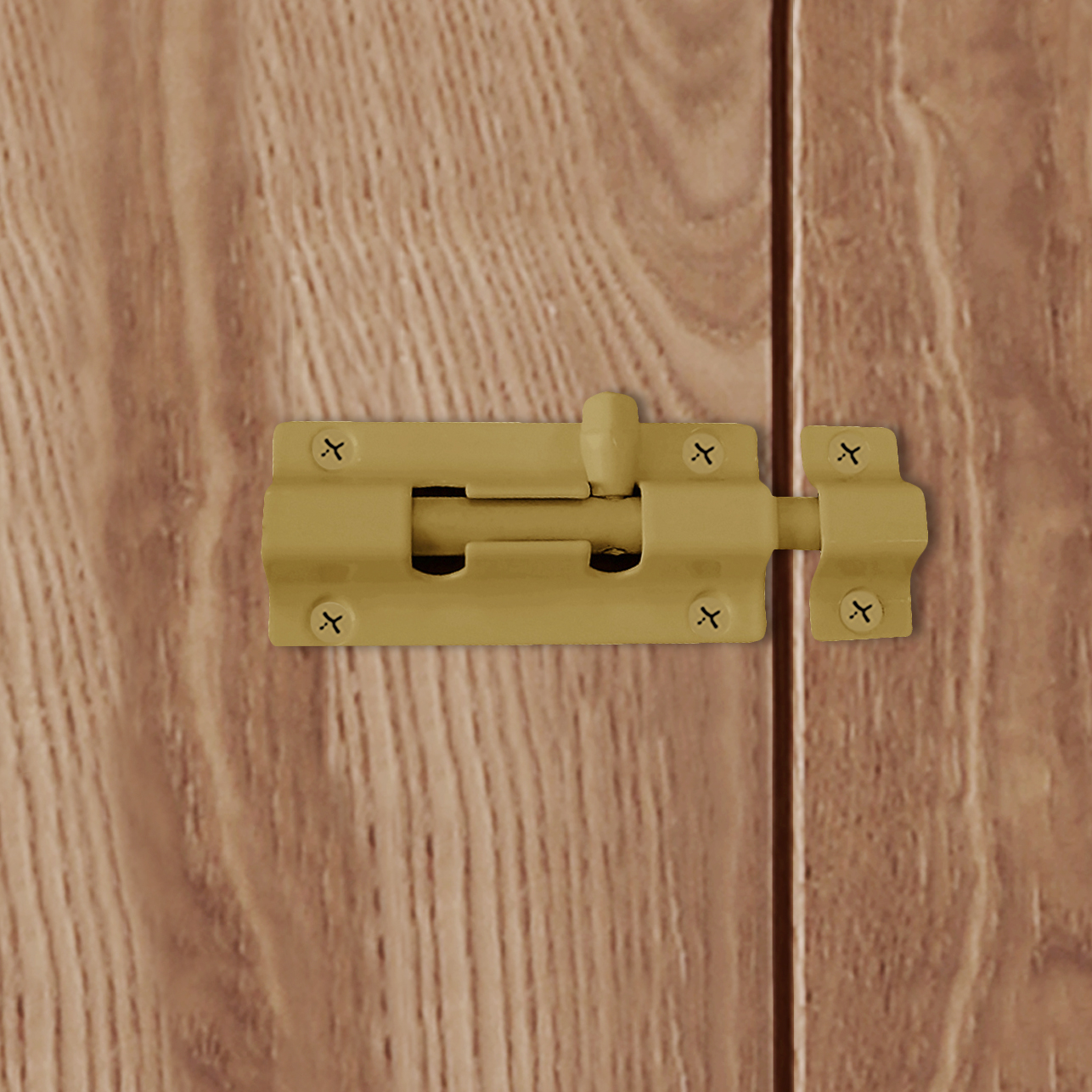 Шпингалет Trodos ZY-710/L80 GA сатиновое золото матовый