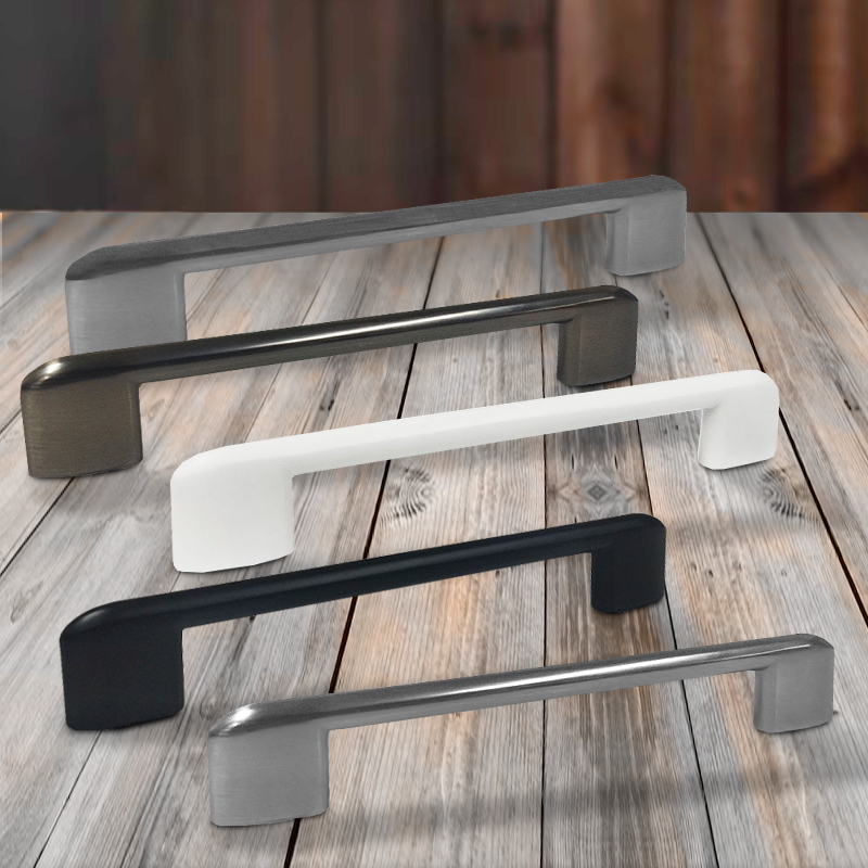 Ручка-скоба мебельная Trodos "8653" 128мм сплав ЦАМ 105гр, хром