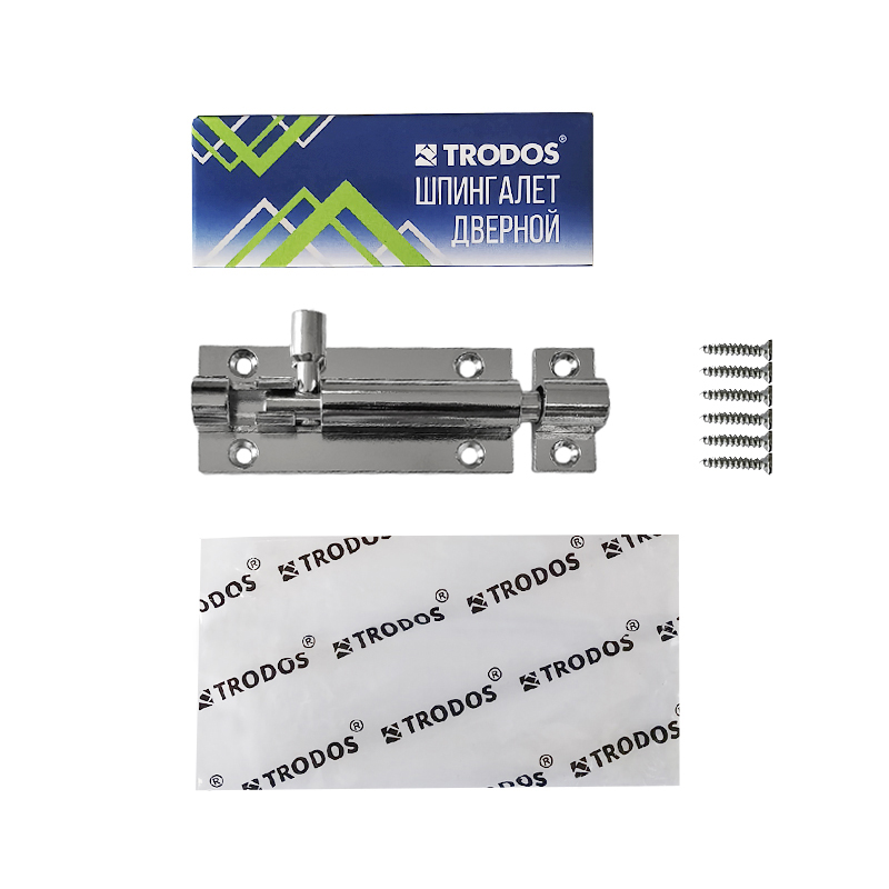 Шпингалет Trodos ZY-711/L90 CP хром