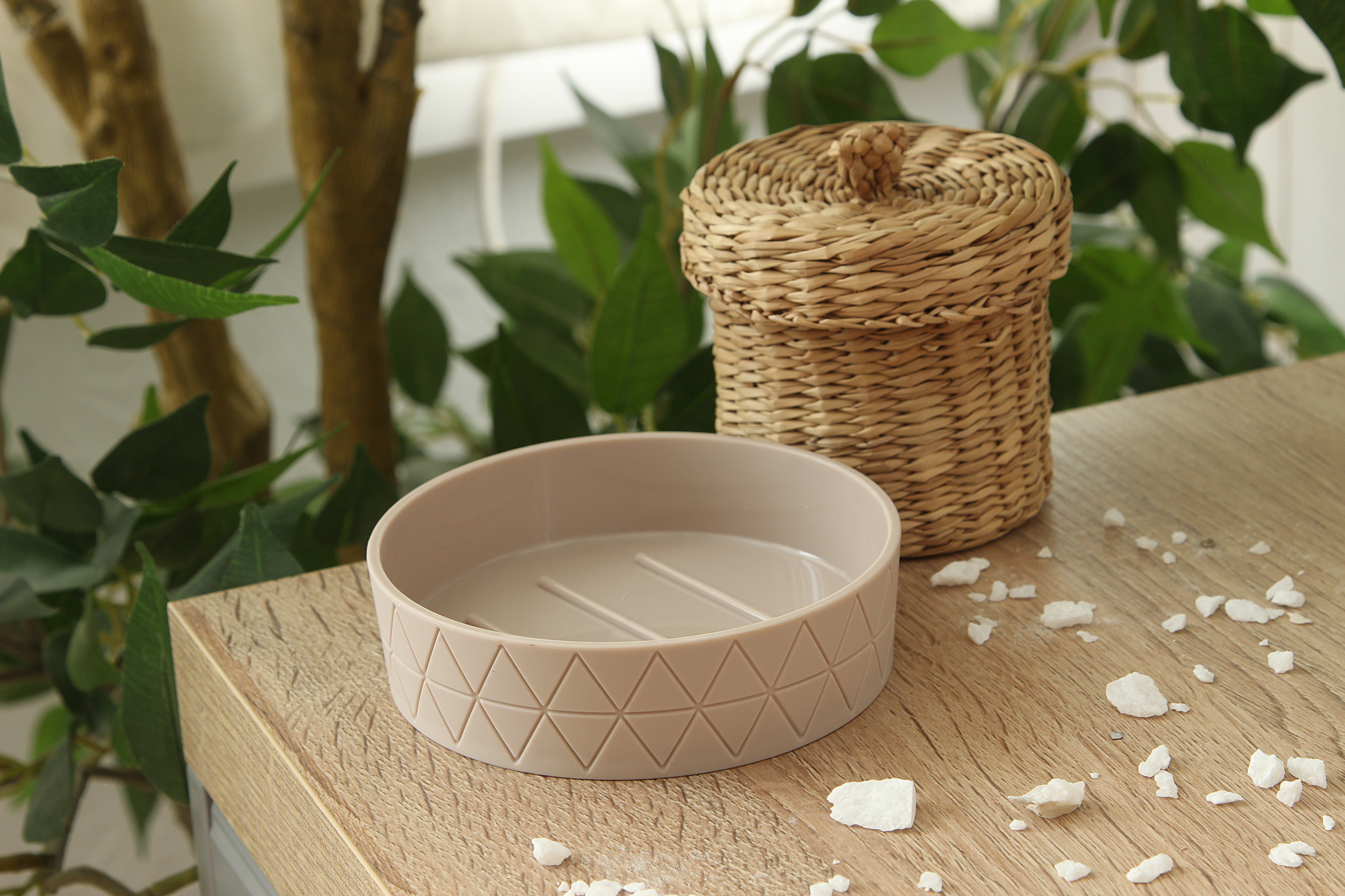 Мыльница Delphinium коллекция "Ромб", пластик