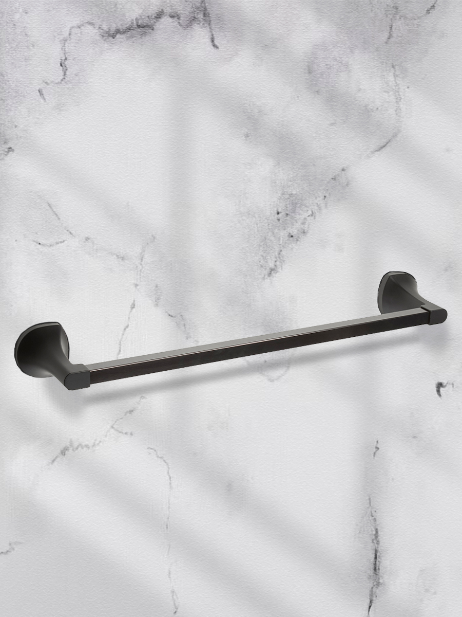 Держатель для полотенца 1-ый Zenfort коллекция "Девите" 51,4см, черный матовый