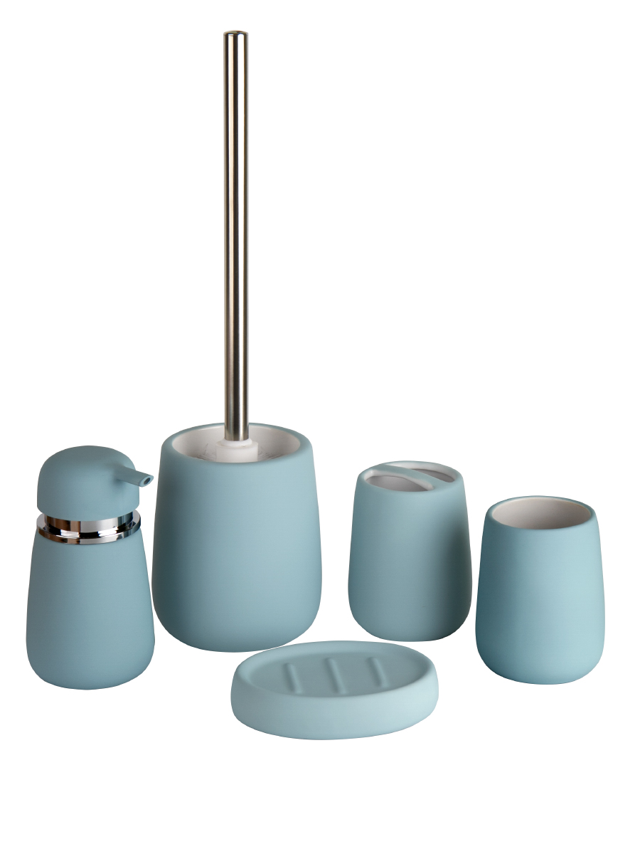 Дозатор для жидкого мыла Zenfort "Soft", керамика, голубой