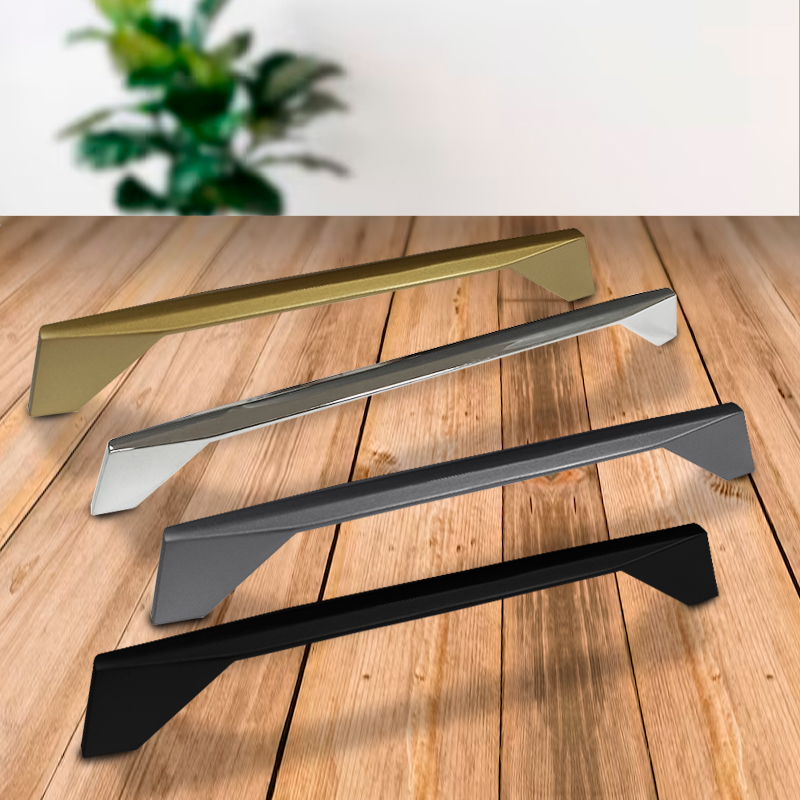 Ручка-скоба мебельная Trodos "9456" 160мм сплав ЦАМ 125гр, черный 