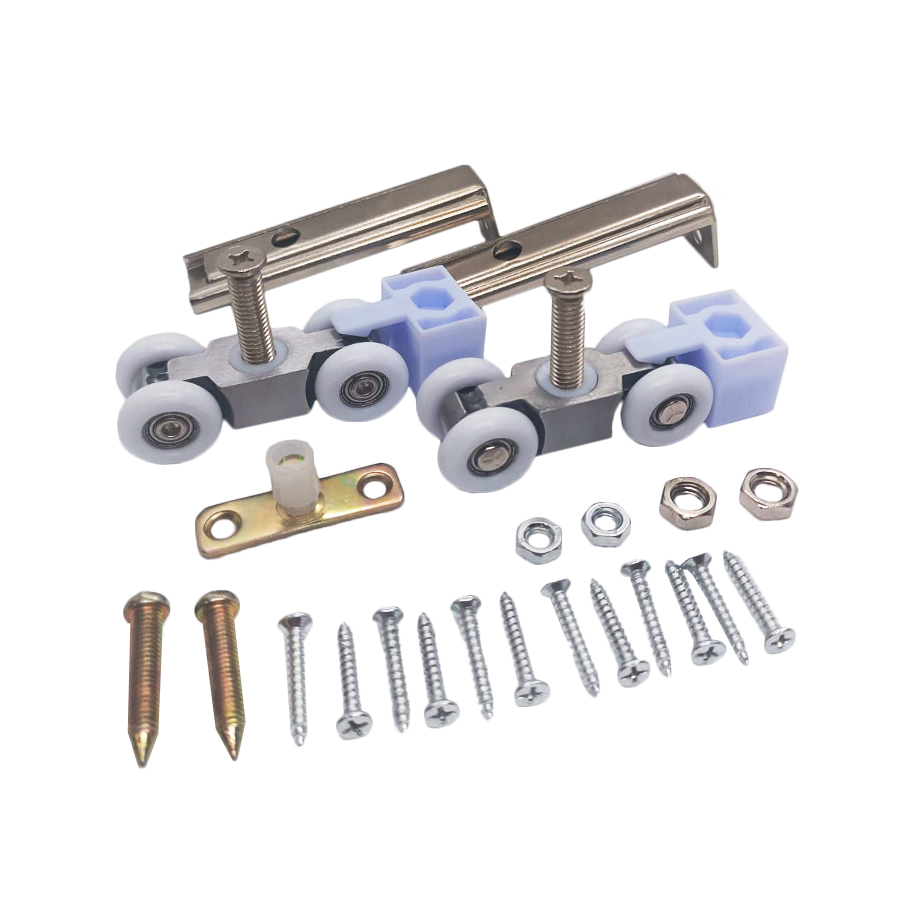 Комплект роликов для раздвижных дверей Trodos QD-326 с фиксатором торц/накл