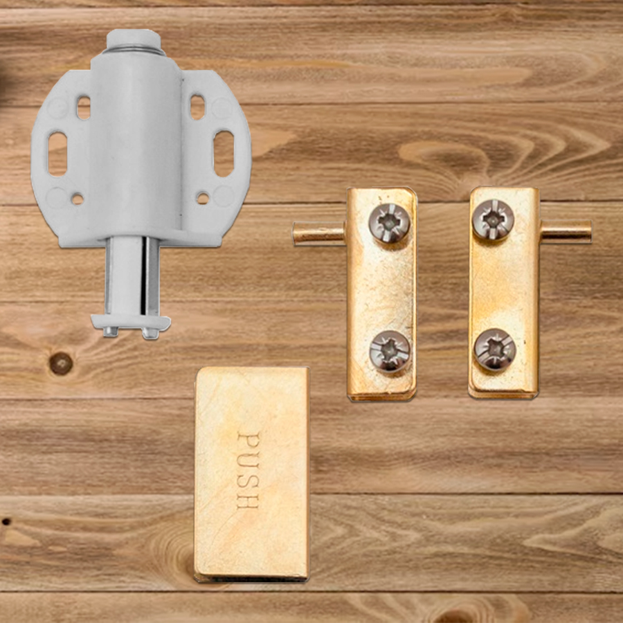 Магнит для одной стеклянной двери, золото