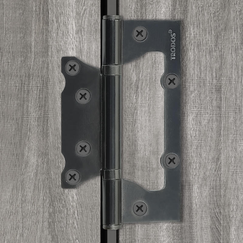 Петля накладная Trodos 125х75х2,5 GF без врезки, графит