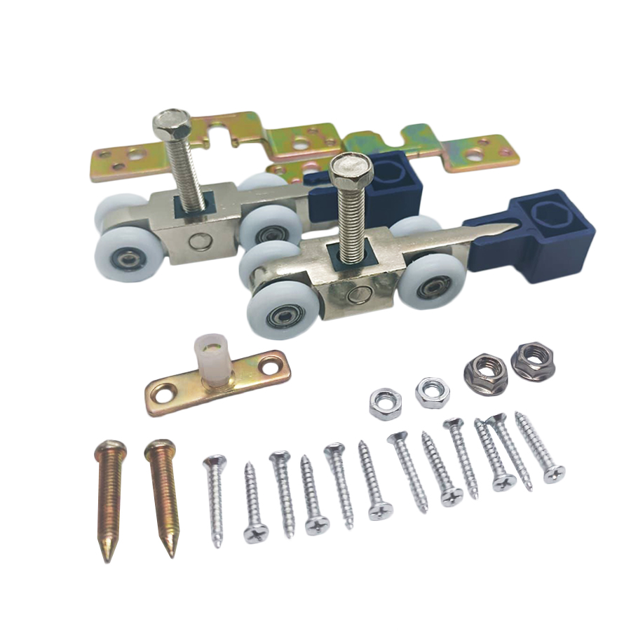 Комплект роликов для раздвижных дверей Trodos QD-978 с фиксатором верхн/вкл