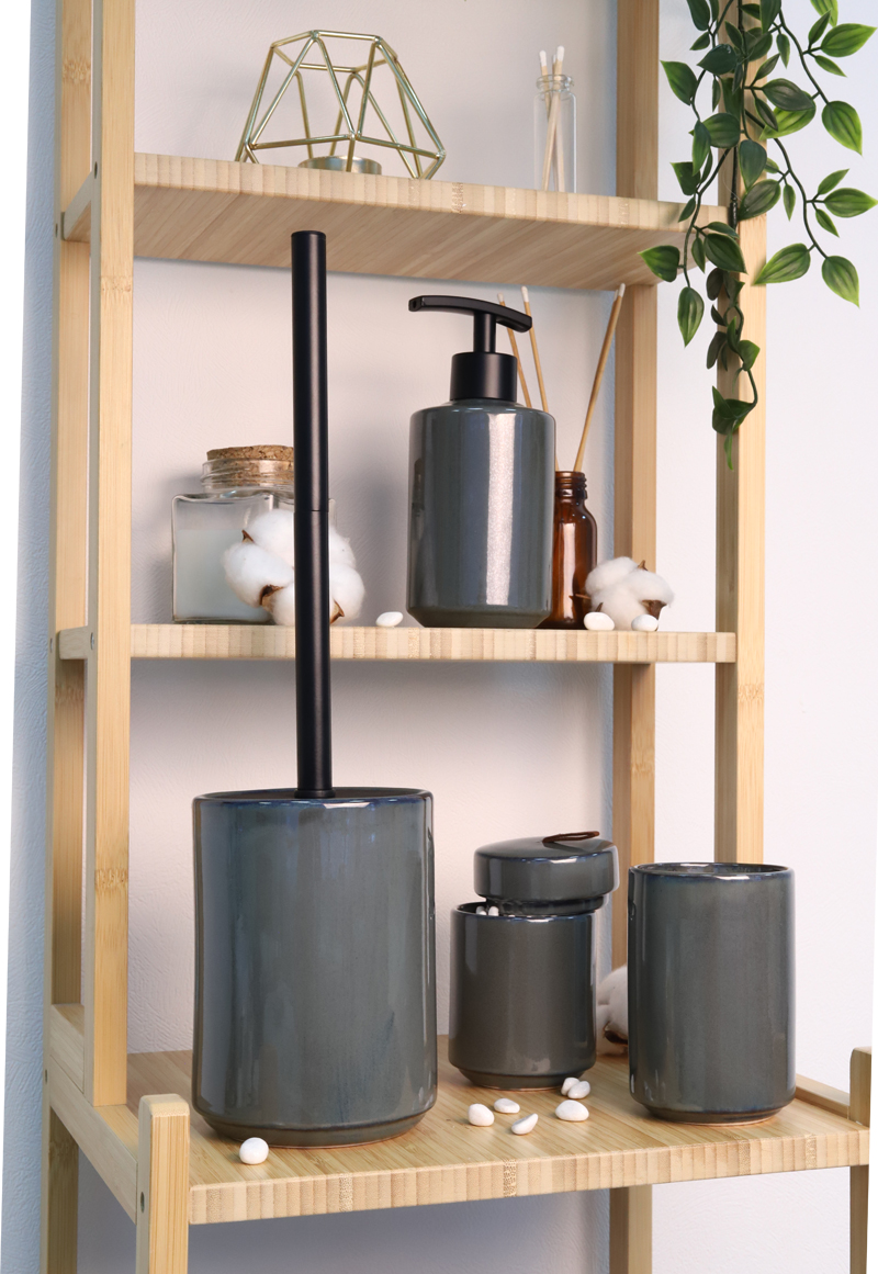 Дозатор для жидкого мыла Delphinium коллекция "Малахит", керамика