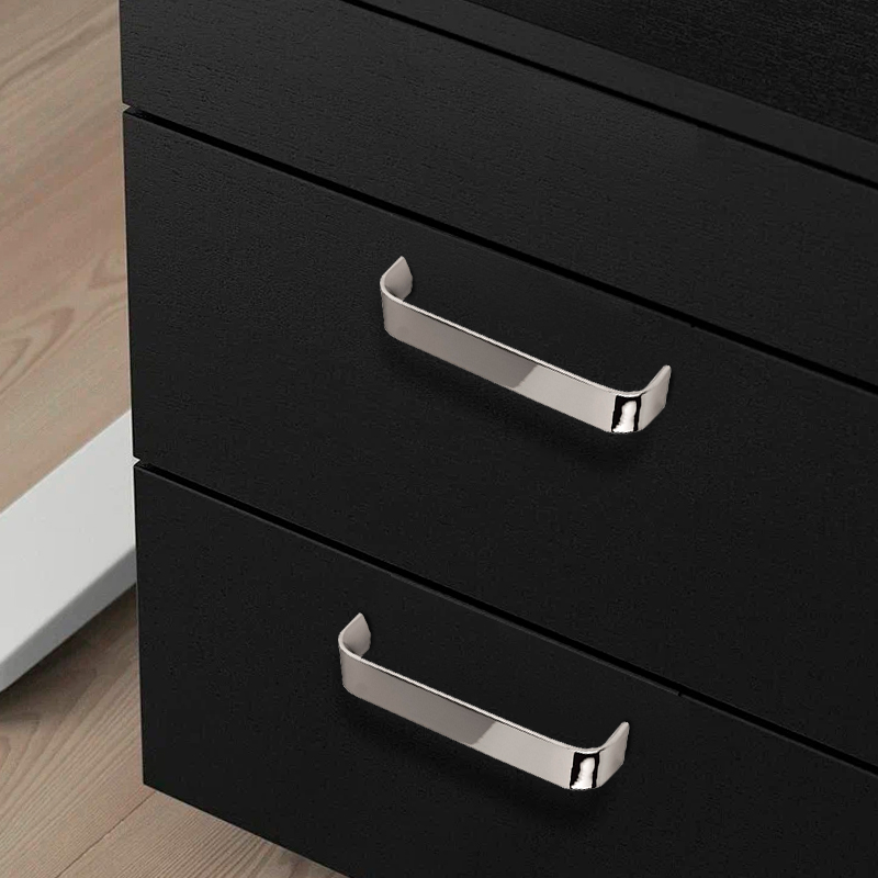 Ручка-скоба мебельная Trodos "ZY-100" 128мм алюминий 52гр, хром