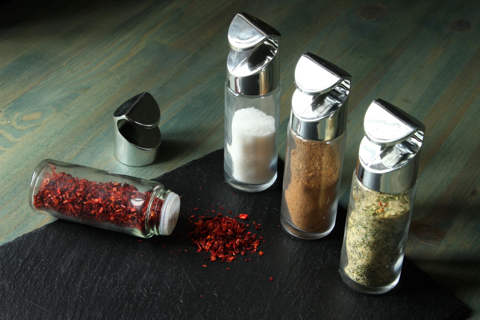 Банка для специй на рейлинг Trodos "J81", хром