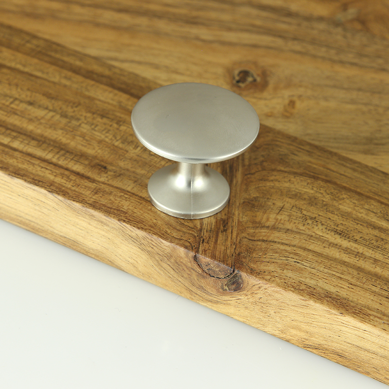 Ручка-кнопка мебельная Trodos "ZY-84" сплав ЦАМ, никель