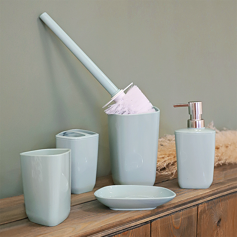 Стакан для зубных щеток Delphinium коллекция "Mint", пластик