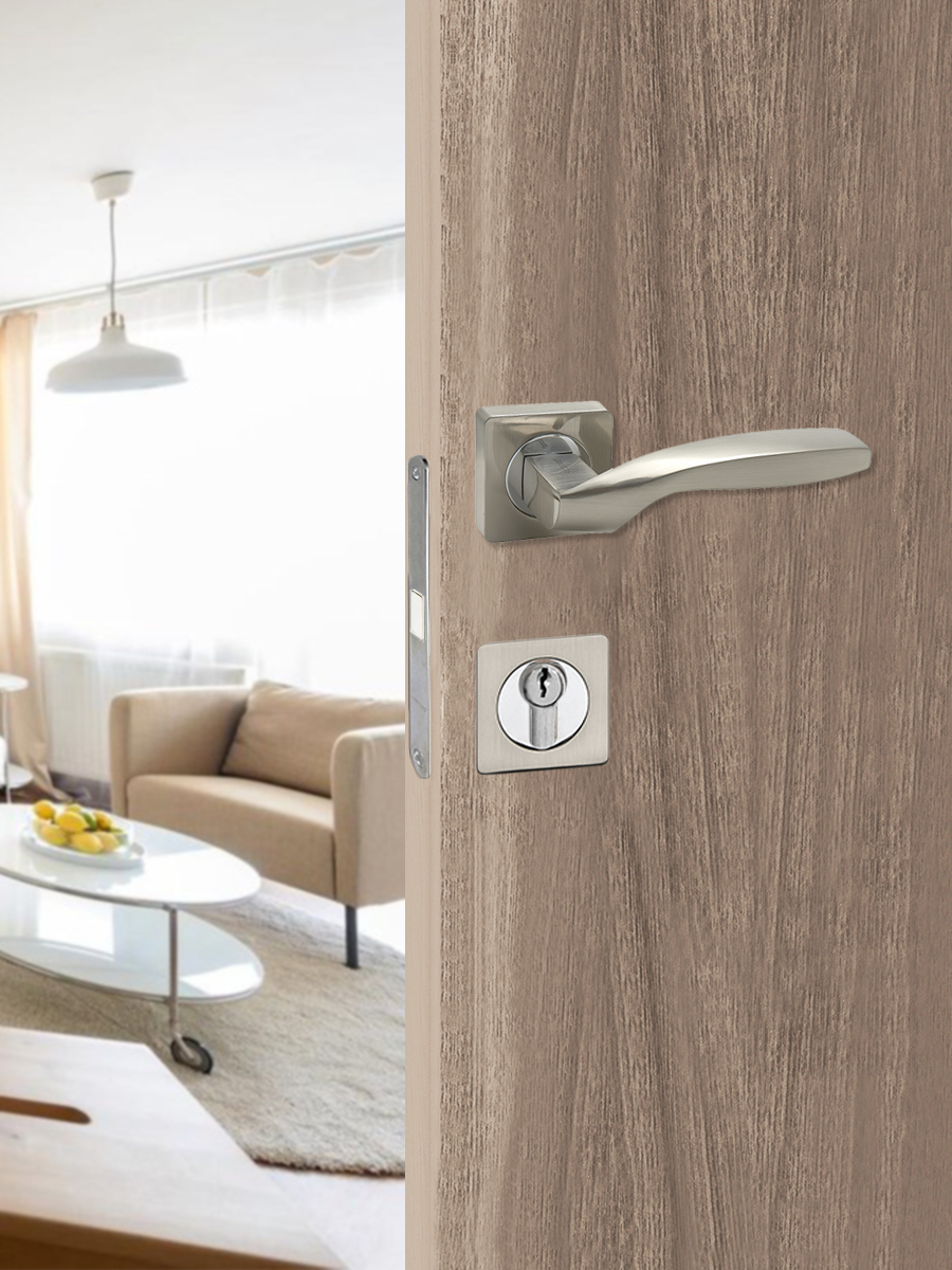 Ручка раздельная Trodos 228-02 SN никель