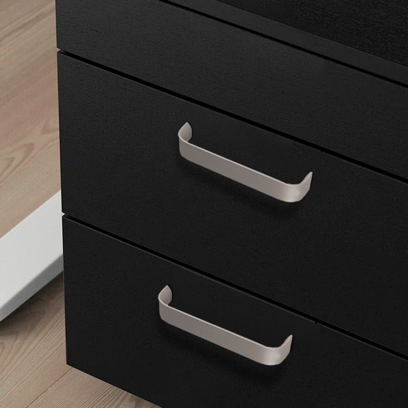 Ручка-скоба мебельная Trodos "ZY-100" 160мм алюминий 63гр, хром матовый