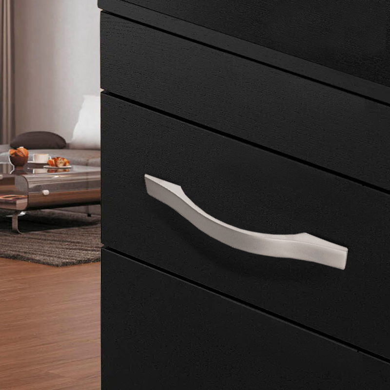 Ручка-скоба мебельная Trodos "ZY-98" 160мм алюминий 49гр, хром матовый